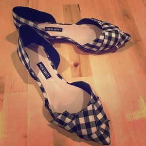 Nine West Checkered Flats